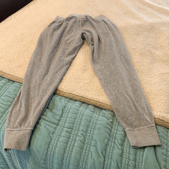 Polo Ralph Lauren grey velour sweatsuit hoodie size s p and pants size xs tp - Picture 9 of 10